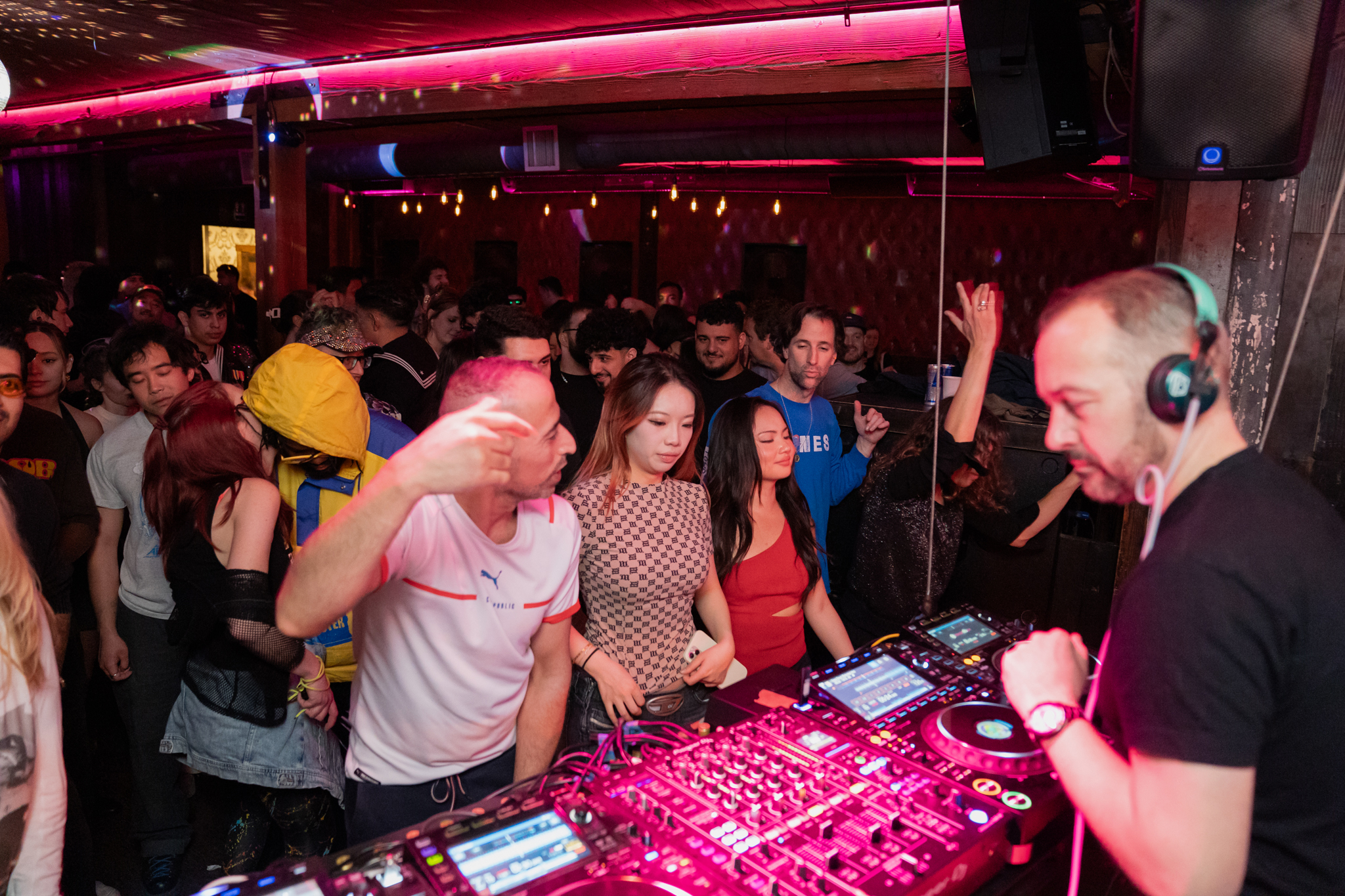 Paul Velocity rocking the crowd for Soft Option at Monkeyloft